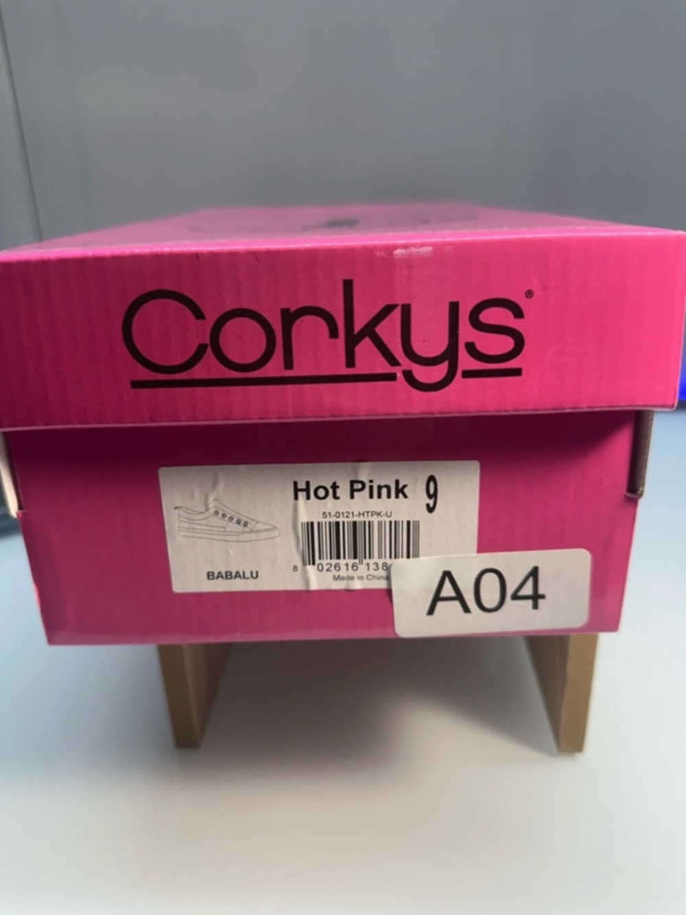Corkys "Babalu" Hot Pink Slip-On Sneakers, size 9 (A04) - Picture 14 of 14